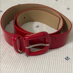 Naturalizer - Red Patent Leather Belt